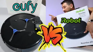 Top Budget Robot Vacuums for Mother's Day: iRobot Roomba 694 VS Eufy by Anker RoboVac 11S