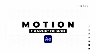 4 Graphic Design Tips for Motion Graphics | After Effects Tutorial