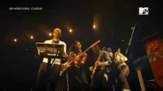 Coldplay - God Put A Smile Upon Your Face/ Talk (Techno version Live from MTV Tokyo 2009)