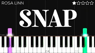 Rosa Linn - SNAP | EASY Piano Tutorial