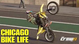 CHICAGO BIKE LIFE - The Crew 2 RM 450 Gameplay