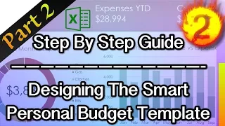 Excel Tutorial | Design The Smart Personal Budget Template - Part 2