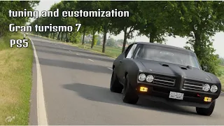 Gran turismo 7 | PS5 | tuning and customization Pontiac GTO 'the judge' 69'