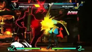 [Gamescom 2011]Ultimate Marvel vs Capcom 3: Fate of Two Worlds NEMESIS vs Dr.STRANGE [HD] TheMAGamez