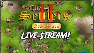 Settlers 2 Gold Edition: Live Stream. Retro PC Games Live. #1