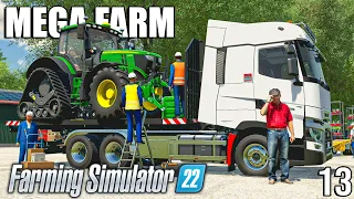 NEW TRACKED BEAST ARRIVED ON THE FARM | MEGA FARM Challenge | Farming Simulator 22 Timelapse