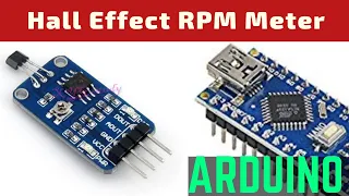 Lathe RPM Meter using magnet, hall effect sensor and LCD Screen