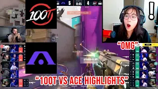 KYEDAE & NADESHOT REACTS TO 100T vs ACEND- HIGHLIGHTS - VCT Stage 3: Masters-Berlin Quarter Final