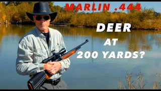 Unleashing The Power Of The Marlin 444: Taking Down Targets At 200 Yards!