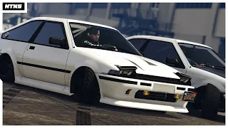 GTA V - Futo GTX Drift Build Togue & Tandem Review!!! (Toyota Corolla AE86)