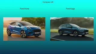 2020 Ford Puma vs 2020 Ford Kuga - Technical Data Comparison