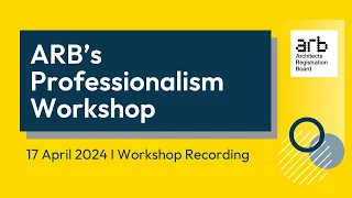 Online professionalism workshop  - video recording