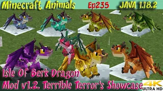 Isle Of Berk Dragon Mod v1.2 Terrible Terror Dragons Taming Breeding JAVA 1.18.2 Animals Ep235