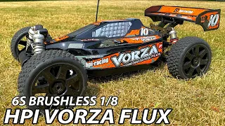 Return of a Legend: The HPI Vorza Flux 6S Brushless RC Car 1/8 Buggy Flies Again!