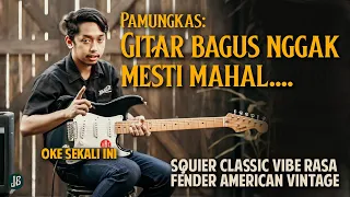 CLASSIC VIBE RASA FENDER AMERICAN VINTAGE!! Review Gitar Squier Classic Vibe 50's Stratocaster