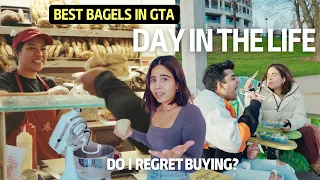 DAY VLOG: Best Bagels & Sushi In GTA + Tried Making Dough+ Travel Soon