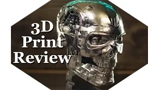 3D Printed T800 Head Review