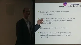 Talk by Professor Paul Moss - CLL treatment in 2022/23