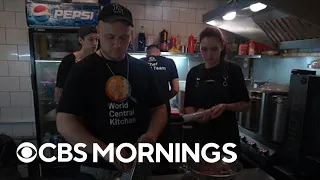 World Central Kitchen delivering hot food, fresh water to soldiers, civilians in need
