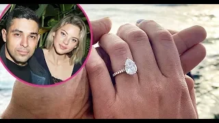Wilmer Valderrama Proposes to Model Amanda Pacheco With a Stunning Pear-Shaped Diamond — Pics