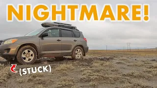 My Car Was Stuck in the Mud for 2 Days (SUV Camping/Vanlife Adventures)