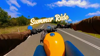 Summer Ride | Royal Enfield Meteor 350 | ASMR | Engine Sound Only