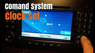 Mercedes E Class CLS & ML Comand System Clock Set