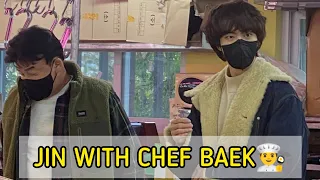BTS's JIN with Chef Baek Jong Wong 👨‍🍳!! Is there an Upcoming Cooking Episode with JIN?