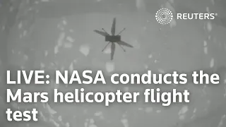LIVE: NASA conducts the Mars helicopter flight test