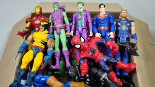 CAPTAIN AMERICA VS HULK VS SPIDERMAN VS IRONMAN VS THANOS VS VENOM SUPERHERO AVENGERS UNBOXING