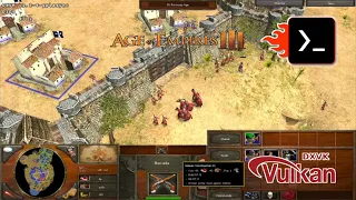 Age of Empires III (Windows) on Android | termux-box Wine GE 8-15