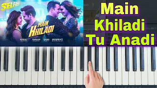 Main Khiladi Tu Anari ( Selfiee ) - Piano Tutorial | Akshay Kumar | Emraan Hashmi