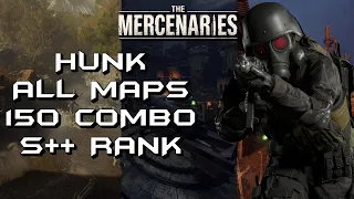 RE4 Remake Mercenaries - HUNK - All Maps - 150 Combo/S++ Rank