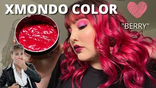 DYING MY HAIR BERRY USING XMONDO COLOR / RASPBERRY HAIR / XMONDO REVIEW