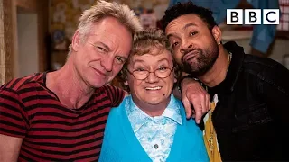 Sting and Shaggy perform their new song 'Don't Make Me Wait' to Mrs Brown - BBC