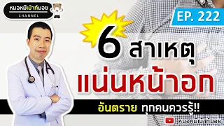 6 สาเหตุทำให้แน่นหน้าอก เจ็บหน้าอก | เม้าท์กับหมอหมี EP.222