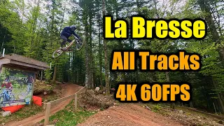 La Bresse Bikepark | All Tracks! | Track Preview [4K 60FPS] Pilot's Preview #23