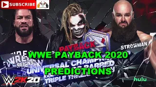 Campeonato Universal WWE PayBack 2020 "The Fiend" Bray Wyatt vs.Roman Reigns vs.Braun Strowman