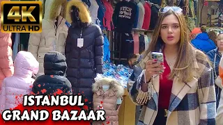 Turkey istanbul 2023 Grand Bazaar 🇹🇷Walking Tour Travel Trip The oldest Bazaar   4K