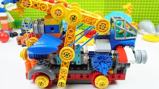 Building Blocks ASMR: Satisfying Building Blocks Science DIY Building Modern Combat Toy Vehicles