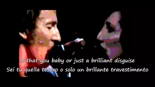 Bruce Springsteen & Patti Scialfa - Brilliant Disguise - Lyrics & Sub ITA live