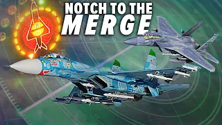 Notch To The Merge With SU-27 Flanker VS F-15 Eagle | DCS World