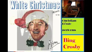 White Christmas - Bing Crosby - Instrumental with lyrics  [subtitles]