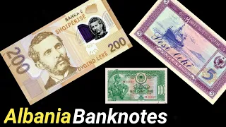 Albania Banknotes || Albania Money || Albanian Currency || Albanian lek