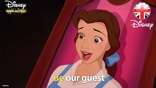 DISNEY SING-ALONGS | Be Our Guest -  Beauty And The Beast Lyric Video | Official Disney UK