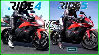 RIDE 5 vs RIDE 4 (Direct Comparison)