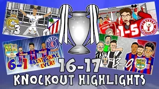🏆UCL KNOCKOUT STAGE HIGHLIGHTS🏆 2016/2017 UEFA Champions League Best Games and Top Goals