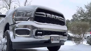 2020 Ram 3500 Cold start. 2021 Texas Winter Storm.