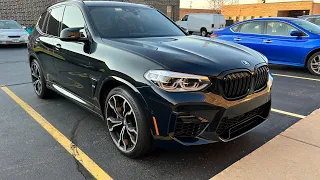 BMW X3M Competition downpipe install plus Dyno before and after