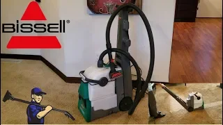 Bissell Big Green Professional Carpet Cleaner VS Nasty Stains | Deep Cleaning Nasty Stained Carpet!